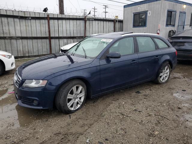 AUDI A4 PREMIUM 2011 blue station gas WAUSFAFL0BA066671 photo #1