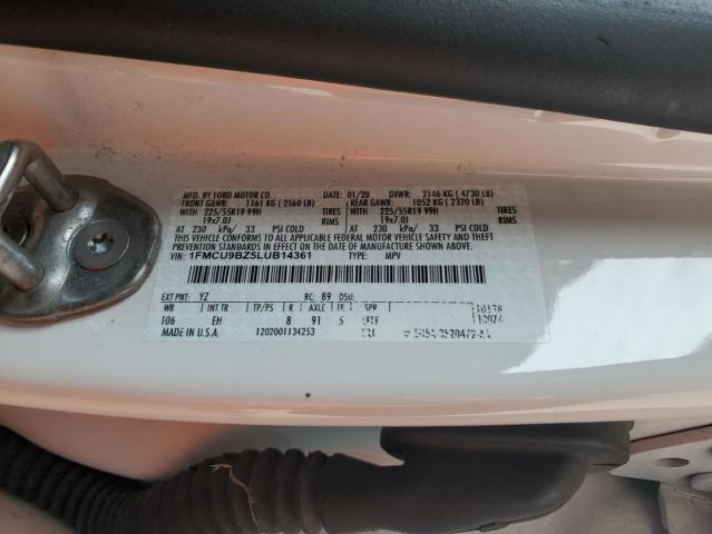 2020 FORD ESCAPE SE - 1FMCU9BZ5LUB14361