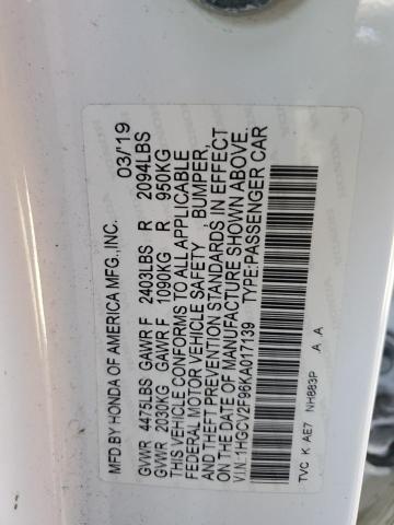 2019 HONDA ACCORD TOU - 1HGCV2F96KA017139