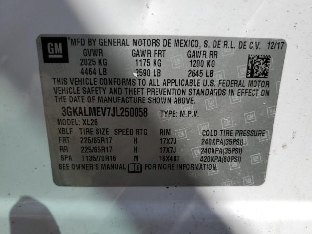 2018 GMC TERRAIN SL - 3GKALMEV7JL250058