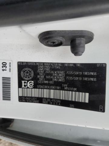 2018 TOYOTA SIENNA SE 5TDXZ3DCXJS961181