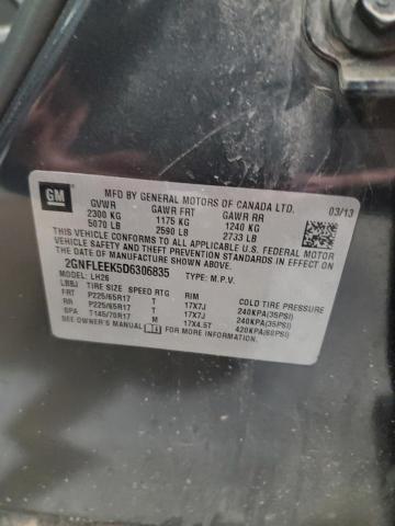 2013 CHEVROLET EQUINOX LT - 2GNFLEEK5D6306835