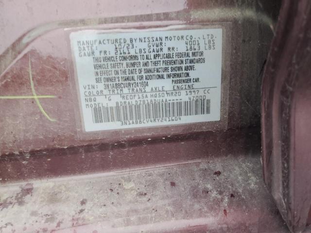 2024 NISSAN SENTRA SV - 3N1AB8CV4RY241604