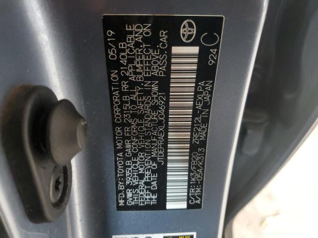 2020 TOYOTA COROLLA LE - JTDEPRAEXLJ046921