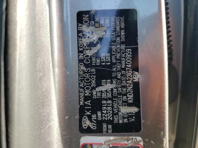 2016 KIA SOUL - KNDJN2A23G7400959