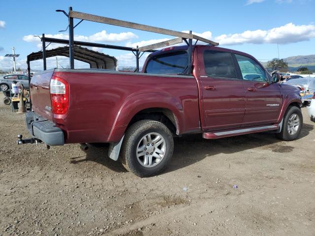 TOYOTA TUNDRA DOU 2005 burgundy  gas 5TBDT48165S466994 photo #4