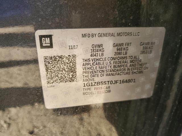 2018 CHEVROLET MALIBU LS - 1G1ZB5ST0JF164801