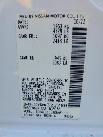 2023 NISSAN ALTIMA SR 1N4BL4CV8PN323780