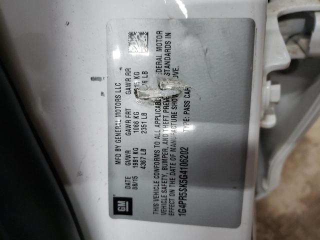 2016 BUICK VERANO CON 1G4PR5SK5G4106202