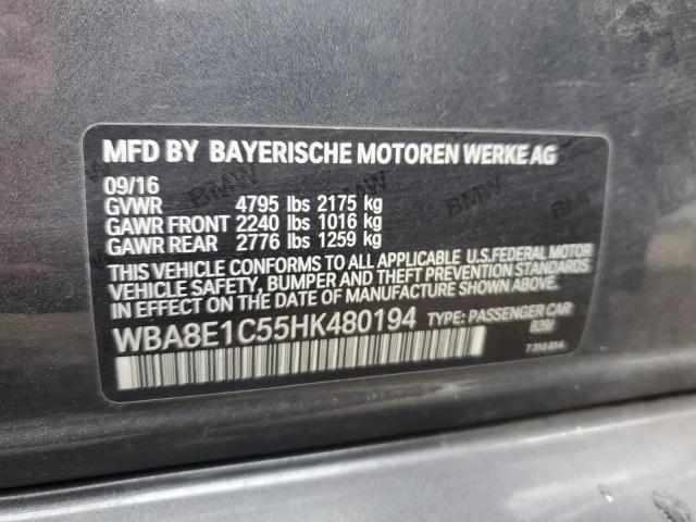 2017 BMW 330E - WBA8E1C55HK480194