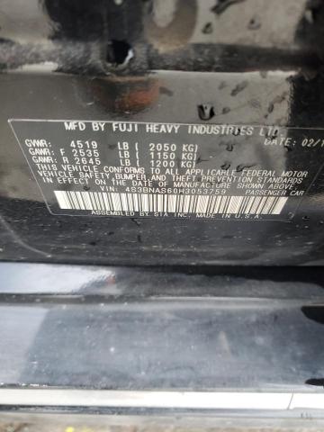 2017 SUBARU LEGACY SPO 4S3BNAS60H3053759