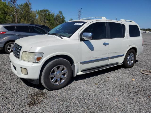 INFINITI QX56 2007 white  gas 5N3AA08AX7N802022 photo #1
