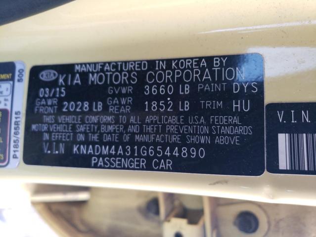 2016 KIA RIO LX - KNADM4A31G6544890