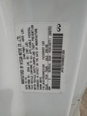2019 INFINITI Q60 PURE JN1EV7EKXKM231268