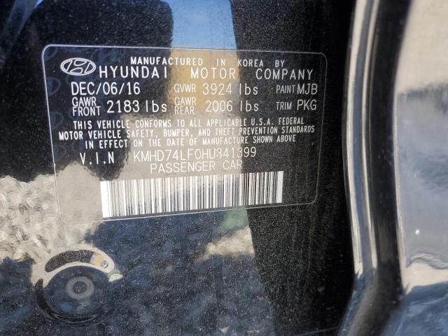 2017 HYUNDAI ELANTRA SE - KMHD74LF0HU341399