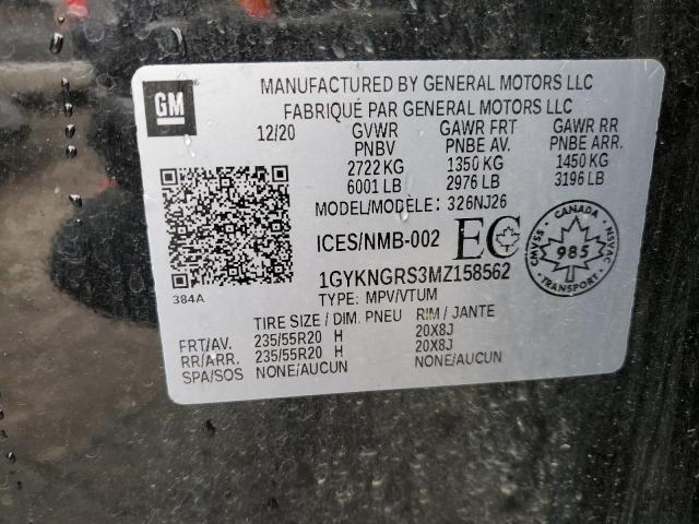 2021 CADILLAC XT5 SPORT - 1GYKNGRS3MZ158562
