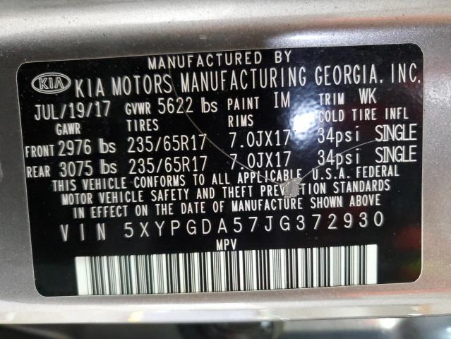 2018 KIA SORENTO LX 5XYPGDA57JG372930