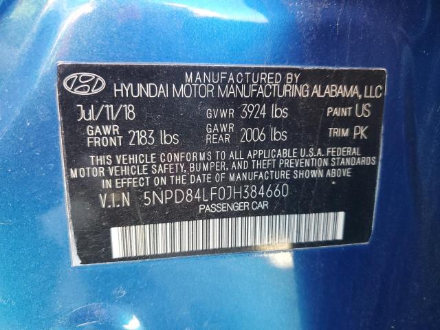 2018 HYUNDAI ELANTRA SE - 5NPD84LF0JH384660