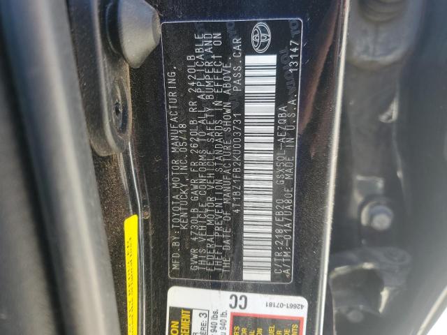 2019 TOYOTA AVALON XLE - 4T1BZ1FB2KU003731