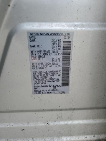 2015 NISSAN PATHFINDER - 5N1AR2MM5FC616265