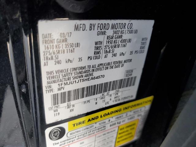 2017 FORD EXPEDITION - 1FMJU1JT5HEA64570