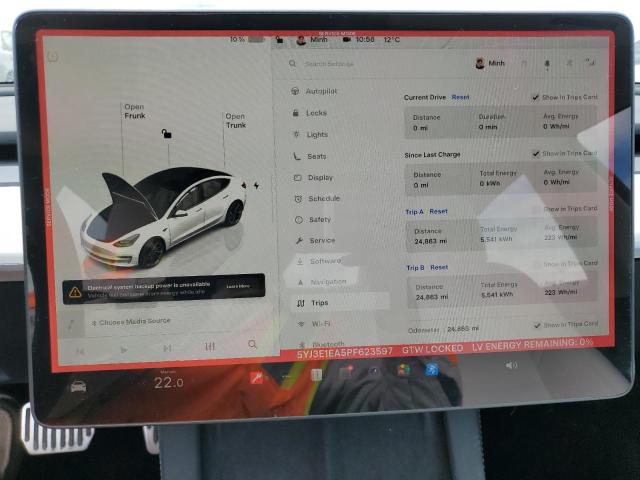 2023 TESLA MODEL 3 - 5YJ3E1EA5PF623597