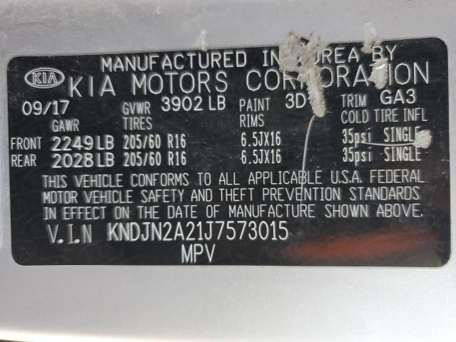 2018 KIA SOUL KNDJN2A21J7573015