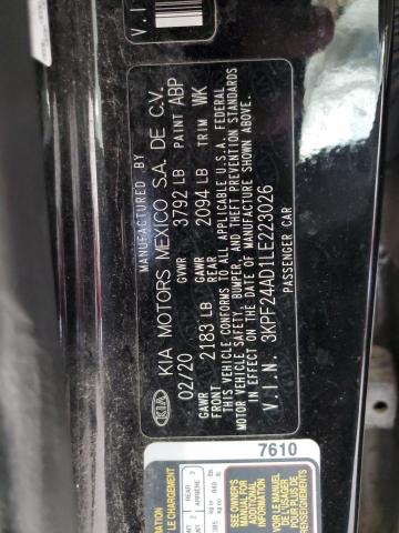 2020 KIA FORTE FE - 3KPF24AD1LE223026