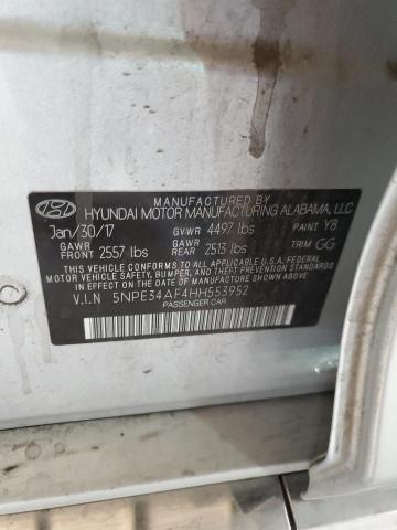 2017 HYUNDAI SONATA SPO - 5NPE34AF4HH553952