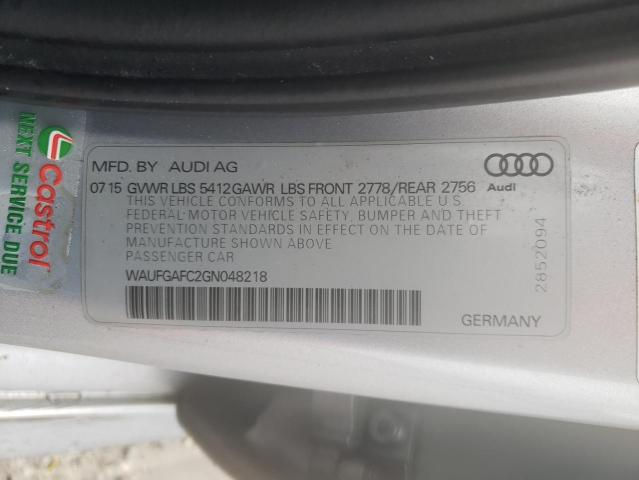 2016 AUDI A6 PREMIUM - WAUFGAFC2GN048218