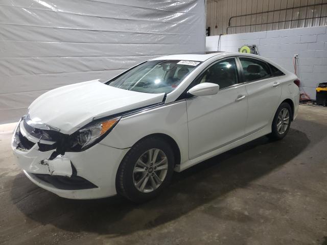 HYUNDAI SONATA GLS 2014 white  gas 5NPEB4AC2EH865286 photo #1