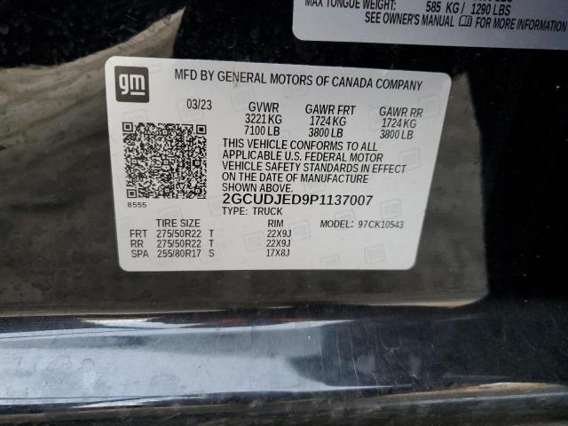 2023 CHEVROLET SILVERADO - 2GCUDJED9P1137007