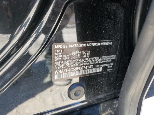 2015 BMW 740 LXI WBAYF4C58FD874143