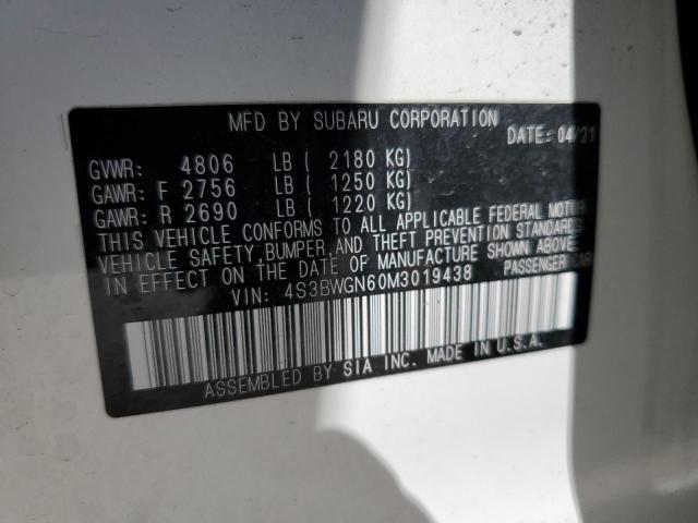 2021 SUBARU LEGACY LIM - 4S3BWGN60M3019438