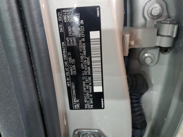 2021 VOLVO S60 T5 MOM 7JR102TZ0MG119577