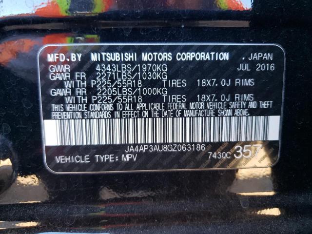 2016 MITSUBISHI OUTLANDER - JA4AP3AU8GZ063186