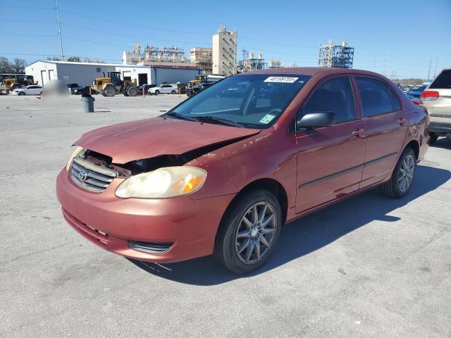 TOYOTA COROLLA CE 2003 burgundy  gas 1NXBR32E03Z132158 photo #1