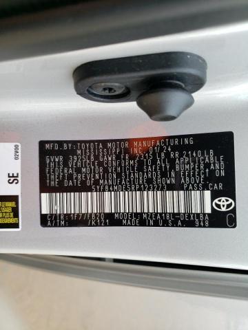 2024 TOYOTA COROLLA LE - 5YFB4MDE5RP123273