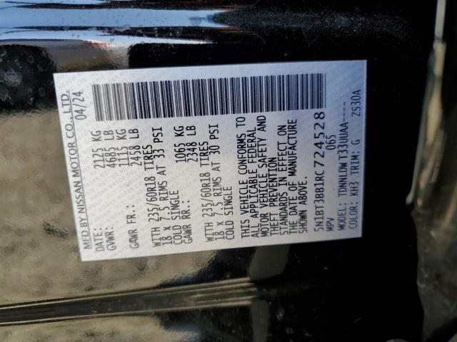 2024 NISSAN ROGUE SV - 5N1BT3BB1RC724528