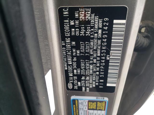 2019 KIA SORENTO LX - 5XYPG4A53KG491429