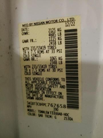 2023 NISSAN ROGUE SL - 5N1BT3CB4PC767658