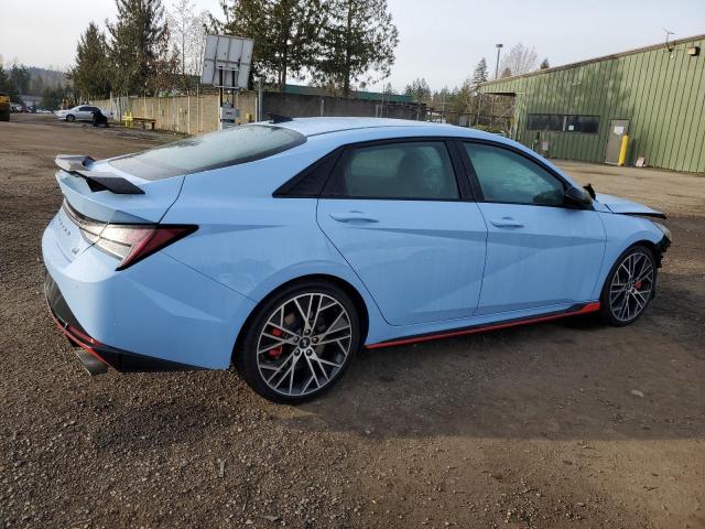 HYUNDAI ELANTRA N 2023 blue  gas KMHLW4AKXPU019026 photo #4