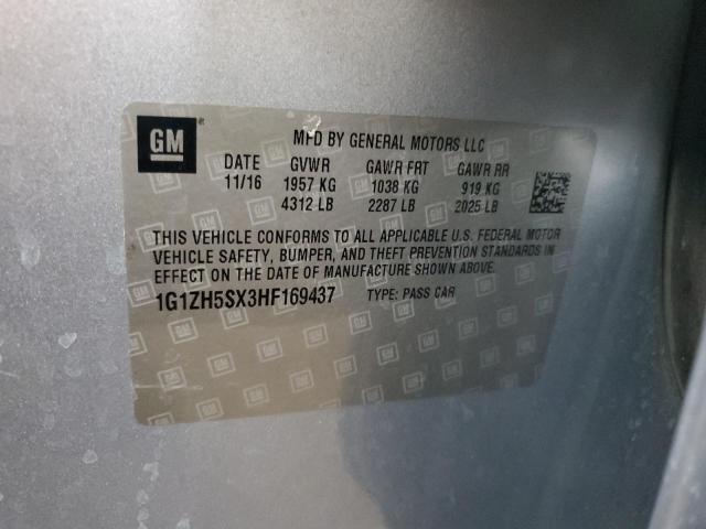 2017 CHEVROLET MALIBU PRE - 1G1ZH5SX3HF169437