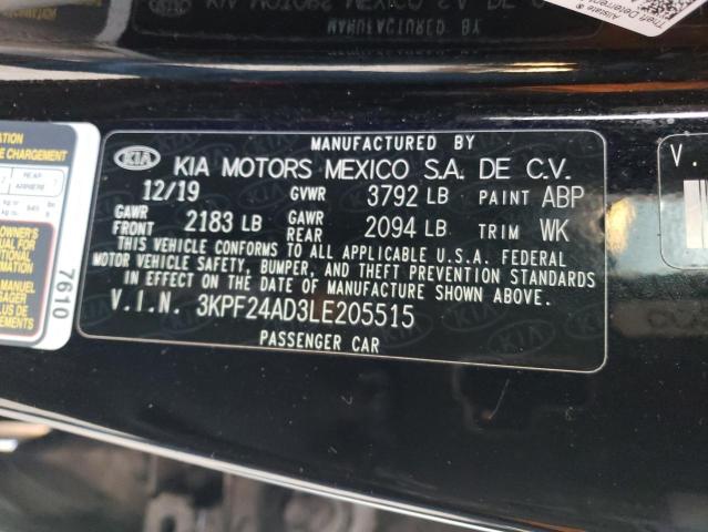 2020 KIA FORTE FE - 3KPF24AD3LE205515