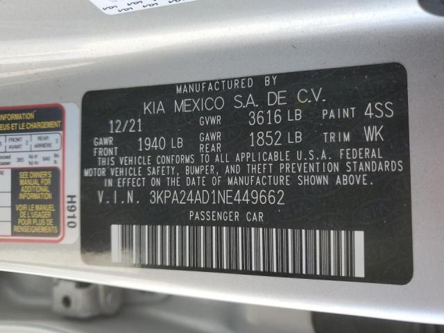 2022 KIA RIO LX - 3KPA24AD1NE449662