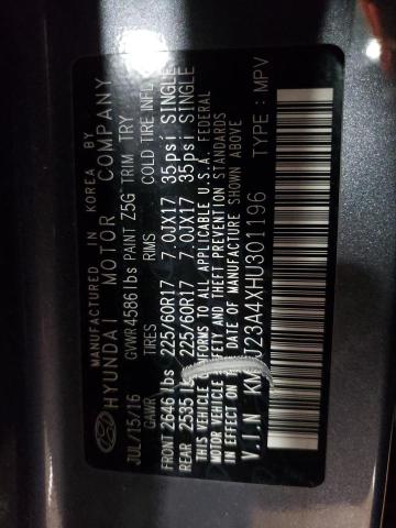2017 HYUNDAI TUCSON SE - KM8J23A4XHU301196