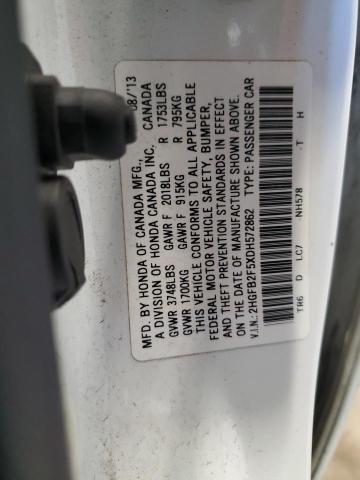 2013 HONDA CIVIC LX - 2HGFB2F5XDH572862