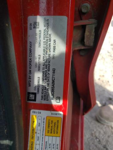 2021 CHEVROLET SPARK LS - KL8CB6SA8MC711443