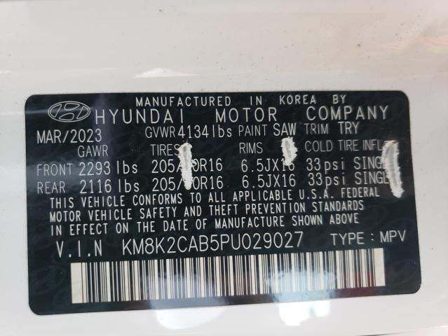 2023 HYUNDAI KONA SE - KM8K2CAB5PU029027