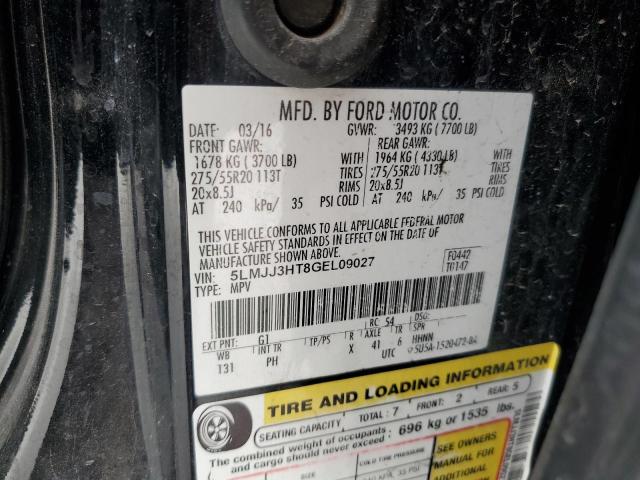 2016 LINCOLN NAVIGATOR 5LMJJ3HT8GEL09027